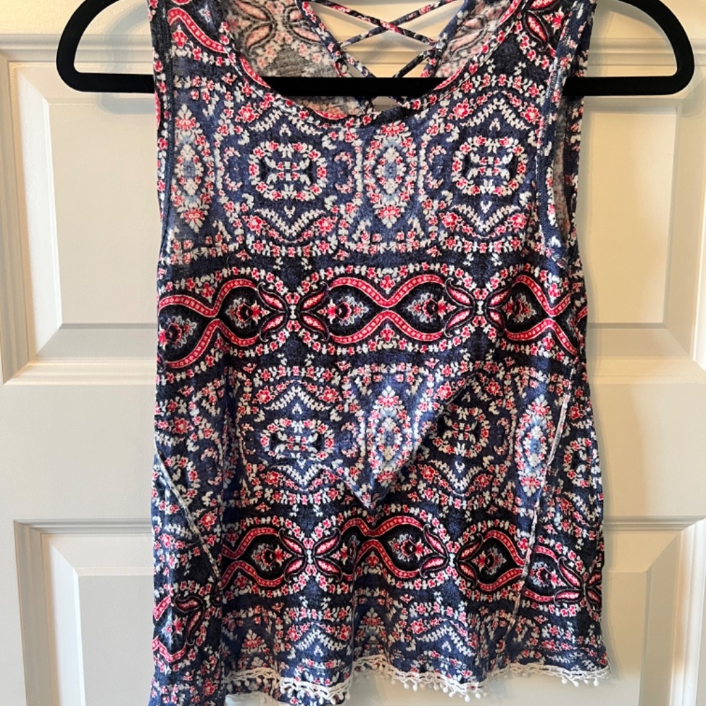 Freshman Patterned Tank top Size Large - Picture 2 of 5